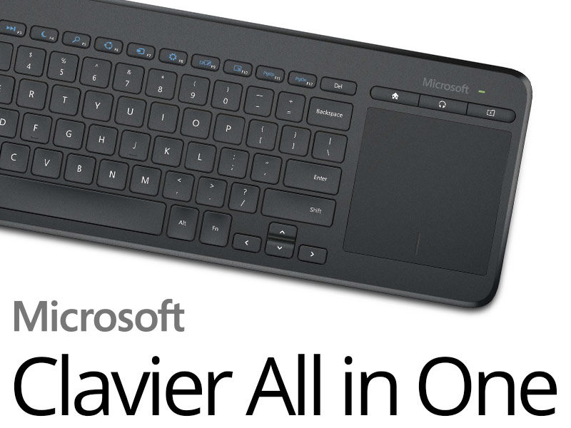 Microsoft Clavier All in One : Le clavier de salon complet à 24€38 - BXNXG  - Actualité, Bons Plans, Tests produits et Tutoriels WEB. Un site de  passionné, amateur de nouvelles technologies