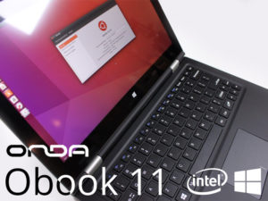 Onda OBOOK 11 – Un mini PC 11.6″ full HD sous Intel Atom Z8300 [+ vidéo]