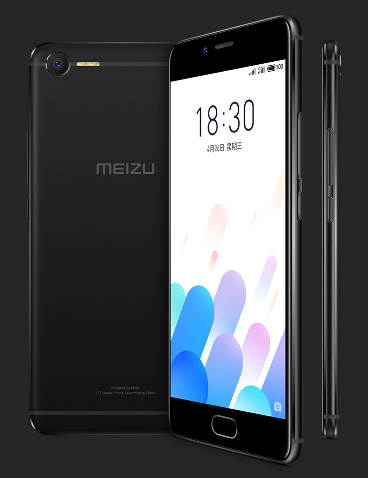 MEIZU M E2 Black back front