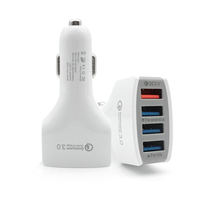 Power Delivery IPhone Android Chargeur Voiture OtterBox 32W Double Port USB- C 20W + USB-A 12W - Rapide, Compact Et Robuste Chargeur Allume-cigare Double Port